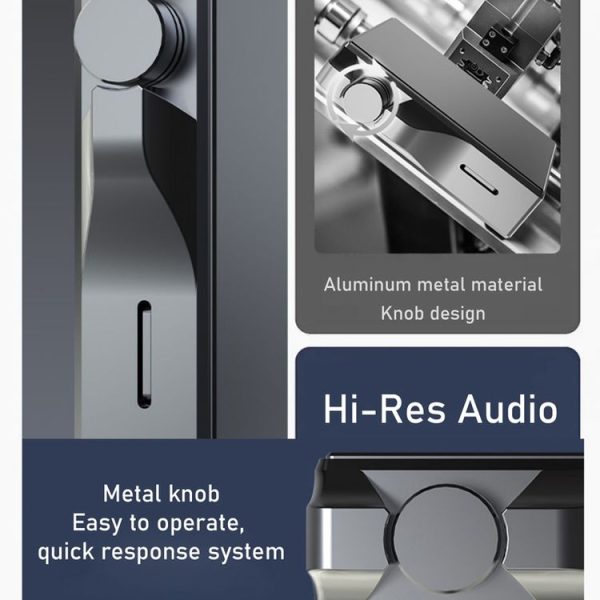 HiFi Lossless Music Player Mastering DSD256 Hard Decoding MP3, Memory: 32GB (Gray) - Image 8