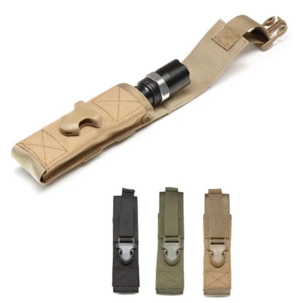 Outdoor Flashlight Bag Multi-functional Throwing Stick Cover MP5 Storage Bag Tool Kit (Black) - Image 2
