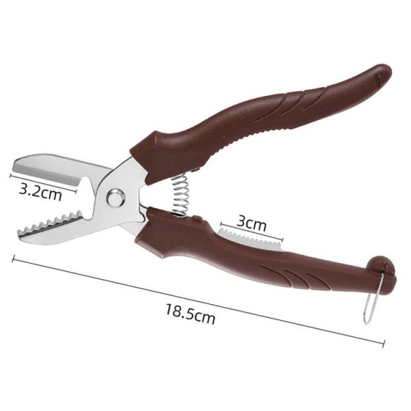 Multifunctional Chestnut Shelling Tool Quick Peeling Chestnut Knife (Black) - Image 3