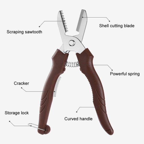 Multifunctional Chestnut Shelling Tool Quick Peeling Chestnut Knife (Black) - Image 4