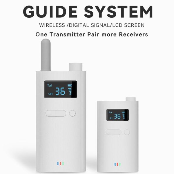 2.4G Wireless Office Conference Tour Guide Explainer One-way One-to-Many Explainer Microphone, Style: YWI22 Transmitter - Image 2