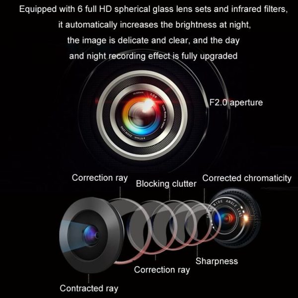 Car AHD Rear View High Definition Night Vision Reversing Camera, Specifications: AHD1080P - Image 8