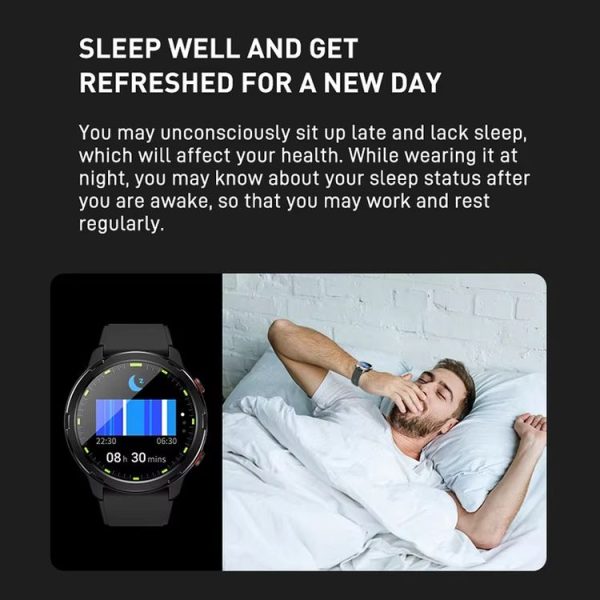 Outdoor GPS Sport Watch 1.32inch HD Round Screen Multi Sport Mode Smartwatch (Silver) - Image 10