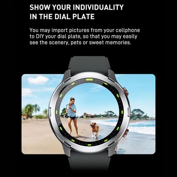 Outdoor GPS Sport Watch 1.32inch HD Round Screen Multi Sport Mode Smartwatch (Silver) - Image 8