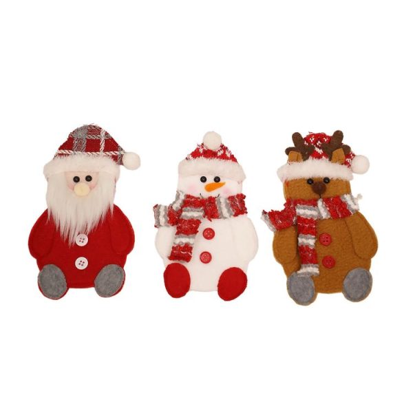 Christmas Table Decorations Home Cartoon Knife and Fork Cover (Old Man) - Image 2