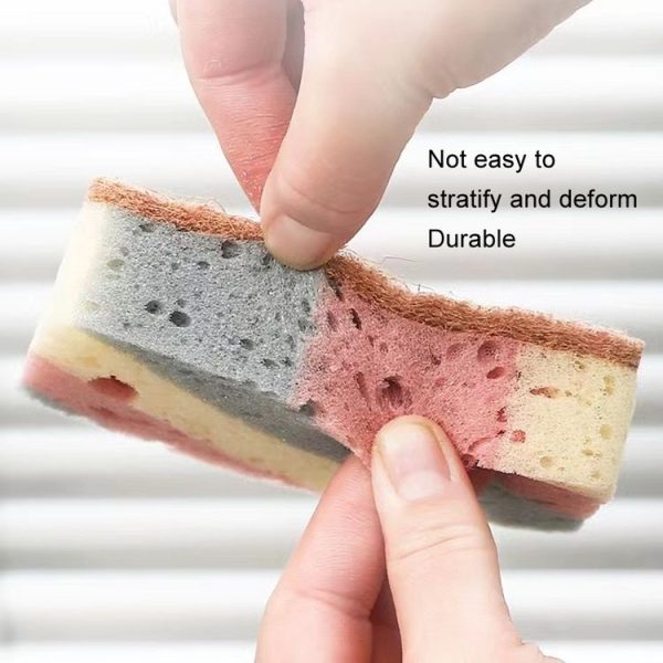 5pcs Kitchen Cleaning Sponge Wipe Rag Dishcloth - Image 6