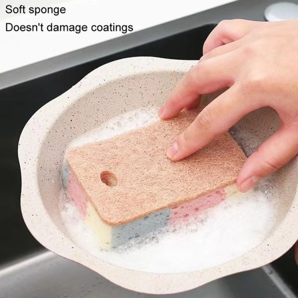 5pcs Kitchen Cleaning Sponge Wipe Rag Dishcloth - Image 8