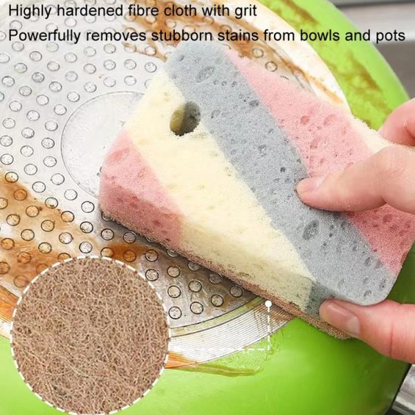 5pcs Kitchen Cleaning Sponge Wipe Rag Dishcloth - Image 9
