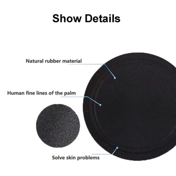 3pcs Rough Texture Finger Model Bath Scrubs Dead Skin Exfoliating Round Bath Towel - Image 5