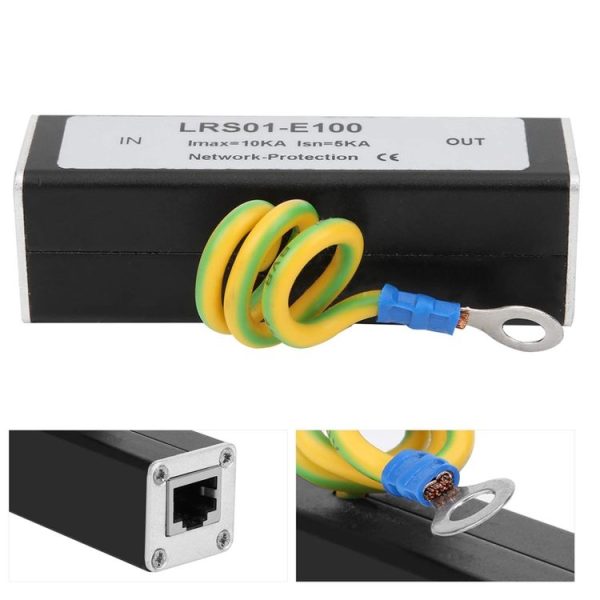 RJ45 Connector Network Surveillance Video Signal Thunderbolt Protector - Image 3