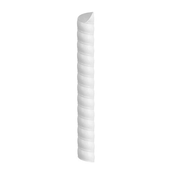 Small Plant Trunk Protector Garden Anti Nibbling Plastic Protective Cover (White)