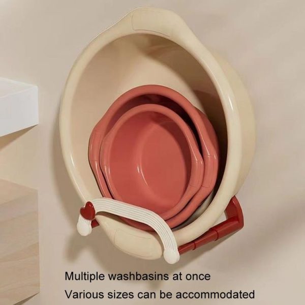 Basin Organiser Telescopic Suction Cup Shelf (Black) - Image 3
