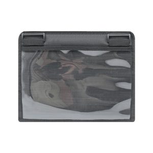 Car Seat Back Waterproof Transparent Tablet Storage Bag (Black)