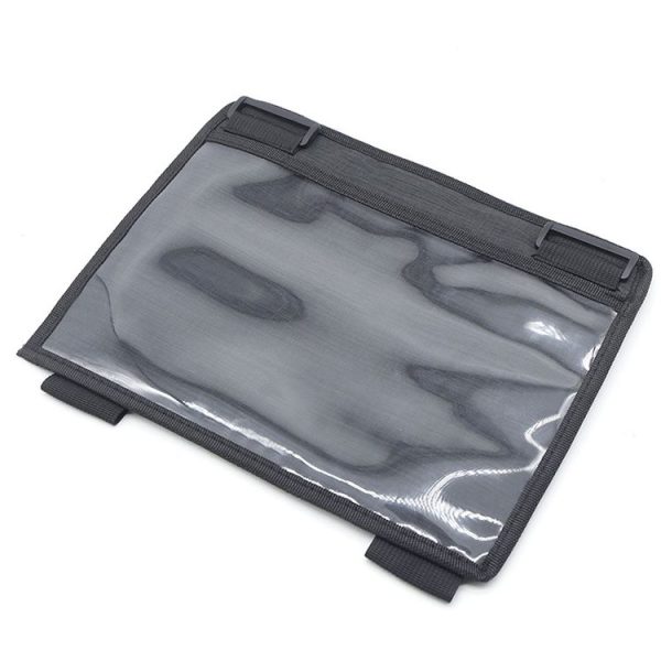 Car Seat Back Waterproof Transparent Tablet Storage Bag (Black) - Image 2