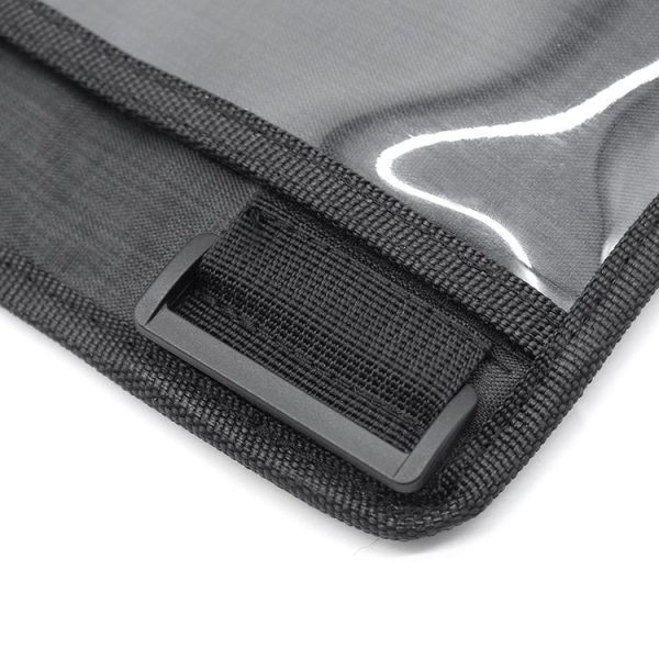 Car Seat Back Waterproof Transparent Tablet Storage Bag (Black) - Image 3