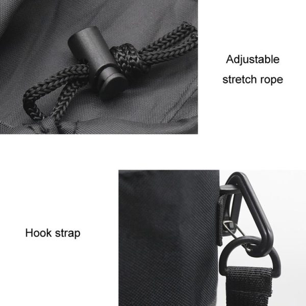 Outdoor Camping Yacht Windproof Drawstring Sundries Folding Storage Bag (24x46cm) - Image 3