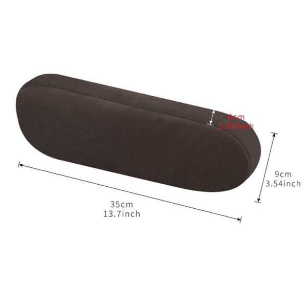 Car Front Seat Universal Armrest Cover (Black) - Image 3