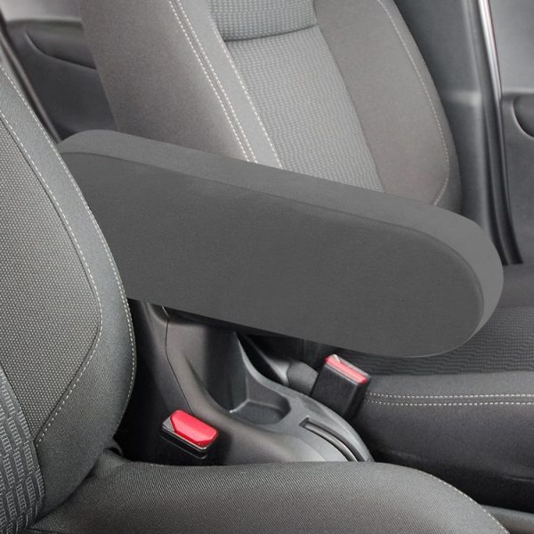 Car Front Seat Universal Armrest Cover (Black) - Image 5