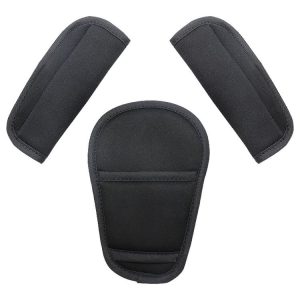Car Child Safty Seat Belt Protective Cover, Size: 18x12cm (Black)
