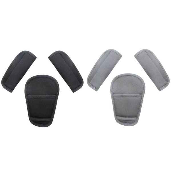 Car Child Safty Seat Belt Protective Cover, Size: 18x12cm (Black) - Image 2