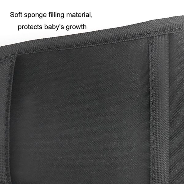 Car Child Safty Seat Belt Protective Cover, Size: 18x12cm (Black) - Image 5
