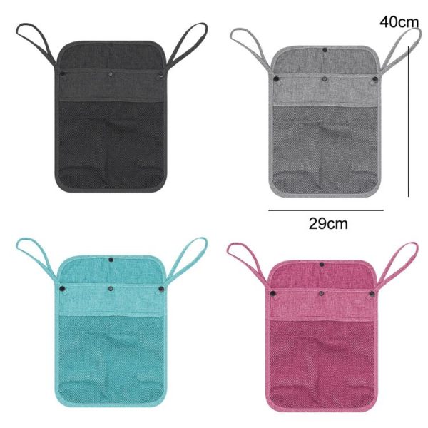 Baby Stroller Bag Mobile Phone Tissue Storage Bag, Size: 40x29cm (Black) - Image 2