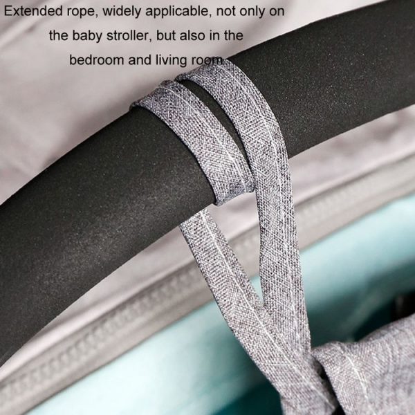 Baby Stroller Bag Mobile Phone Tissue Storage Bag, Size: 40x29cm (Black) - Image 6