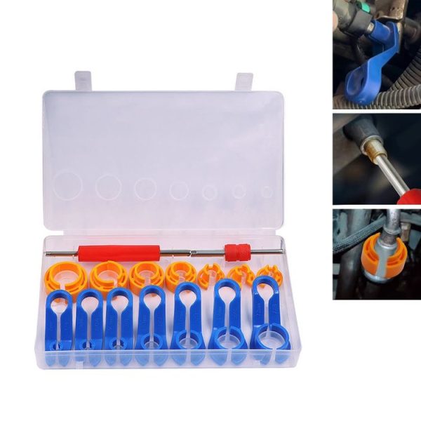 16pcs / Box Car Air Conditioning Pipe Removal Tools Set Fuel Pipe Quick Removal Tool