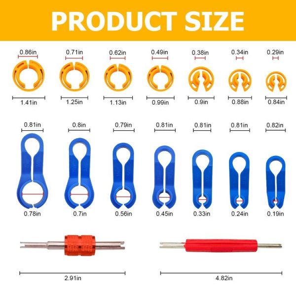 16pcs / Box Car Air Conditioning Pipe Removal Tools Set Fuel Pipe Quick Removal Tool - Image 3