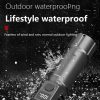 White Laser Wick LCD Digital Display Strong Light Rechargeable Portable LED Flashlight - Image 9