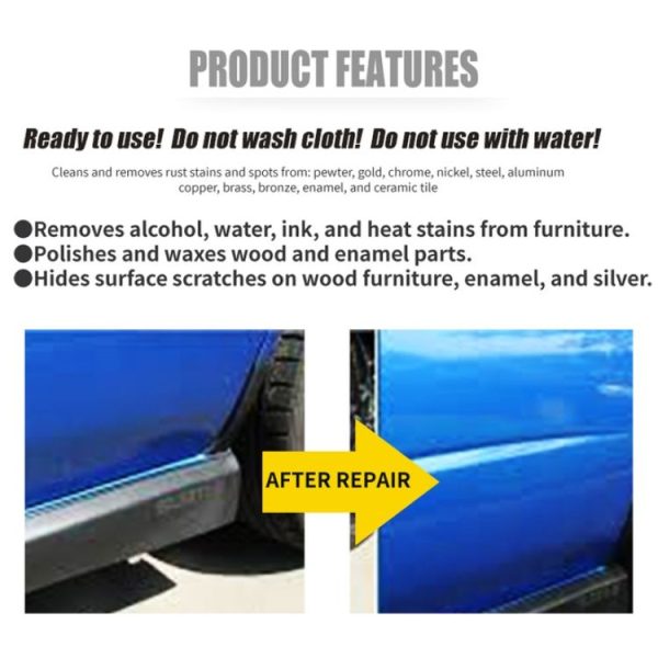 Car Water Mark Cleaning Scratch Repair Cloth - Image 4