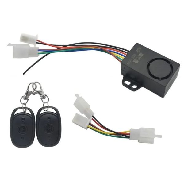 48-72V Electric Motorcycle One-Button Start Remote Lock Anti-Theft Alarm, Specifications: Two-wheeler