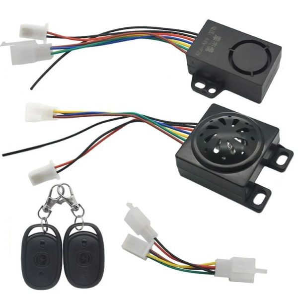 48-72V Electric Motorcycle One-Button Start Remote Lock Anti-Theft Alarm, Specifications: Two-wheeler - Image 2