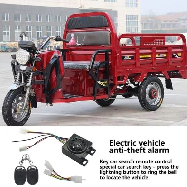 48-72V Electric Motorcycle One-Button Start Remote Lock Anti-Theft Alarm, Specifications: Two-wheeler - Image 9