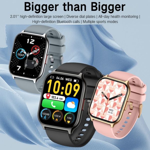 Blood Oxygen / Sleep / Heart Rate Health Monitoring Smart Watch Square Sports Watch (Black) - Image 2