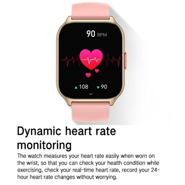 Blood Oxygen / Sleep / Heart Rate Health Monitoring Smart Watch Square Sports Watch (Black) - Image 6