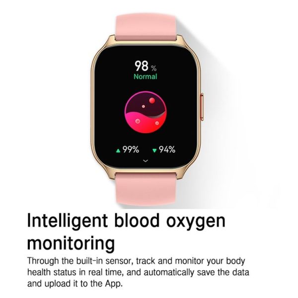 Blood Oxygen / Sleep / Heart Rate Health Monitoring Smart Watch Square Sports Watch (Black) - Image 7