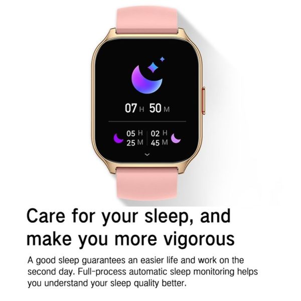 Blood Oxygen / Sleep / Heart Rate Health Monitoring Smart Watch Square Sports Watch (Black) - Image 8