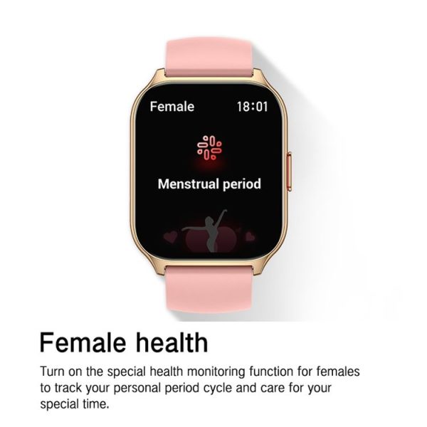 Blood Oxygen / Sleep / Heart Rate Health Monitoring Smart Watch Square Sports Watch (Black) - Image 9