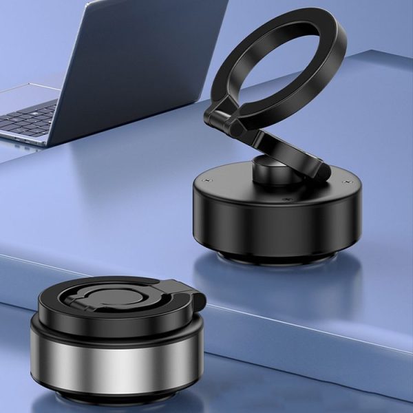 D1 Rotatable Magnetic Finger Ring Clip Car Phone Navigation Holder (Black) - Image 2