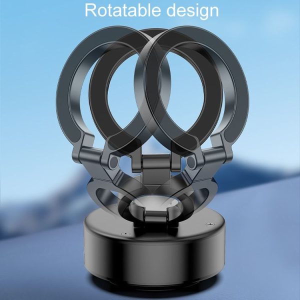 D1 Rotatable Magnetic Finger Ring Clip Car Phone Navigation Holder (Black) - Image 3