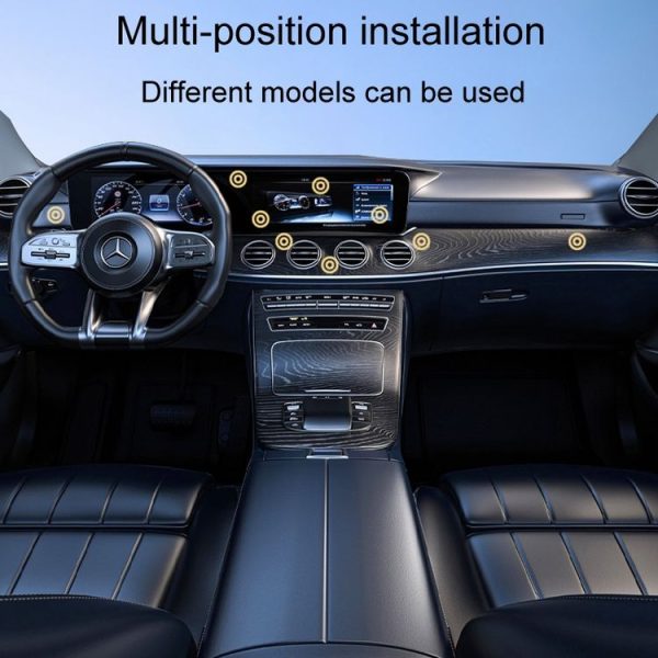 D1 Rotatable Magnetic Finger Ring Clip Car Phone Navigation Holder (Black) - Image 4