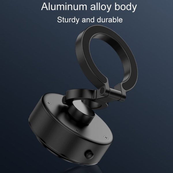 D1 Rotatable Magnetic Finger Ring Clip Car Phone Navigation Holder (Black) - Image 5