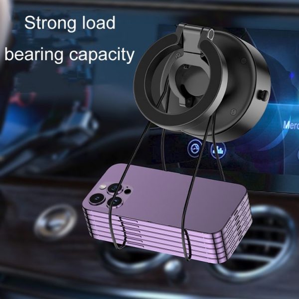D1 Rotatable Magnetic Finger Ring Clip Car Phone Navigation Holder (Black) - Image 6