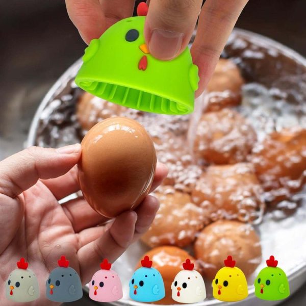 Egg Washer Kitchen Cleaning Tools Silicone Egg Cleaning Brush (Yellow) - Image 9