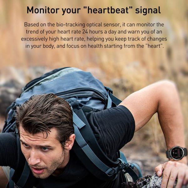 Outdoor Sports Smart Watch 1.43 Inch Ultra HD AMOLED Screen Bluetooth Talking Watch (Black) - Image 8