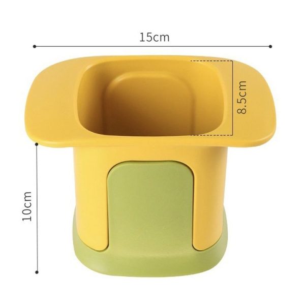 Kitchen Household Press Potato French Fries Cutting And Dicing Device (Yellow) - Image 3