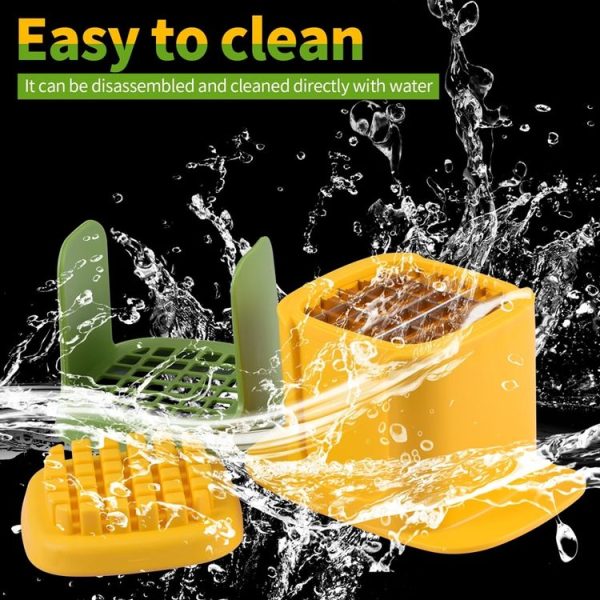 Kitchen Household Press Potato French Fries Cutting And Dicing Device (Yellow) - Image 7
