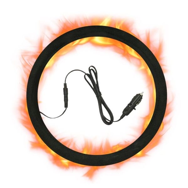 38cm Rayhong Universal Car Quick-heating Heated Steering Wheel Cover