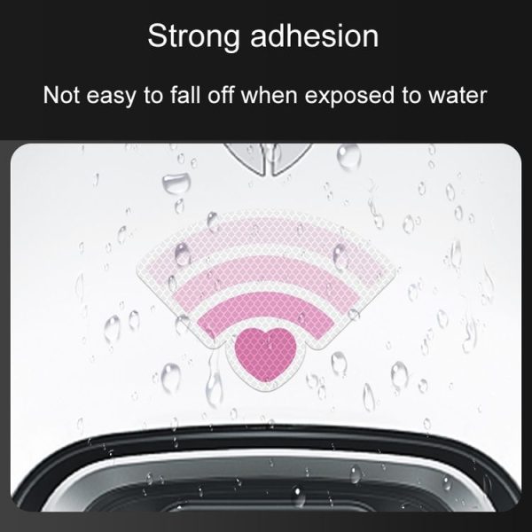 3pcs / Set Vehicle Electronic Car Cover Scratches Night Collision Decorative Signal Reflective Warning Stickers - Image 4
